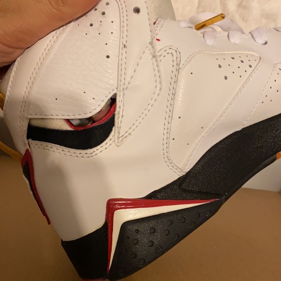Air Jordan 7 Retro | White/ black Cardinal Red - The Olympics - 2005 ♨️ - Picture 13 of 14